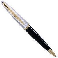 Кулькова ручка WATERMAN DeLuxe Black Silver 21 200
