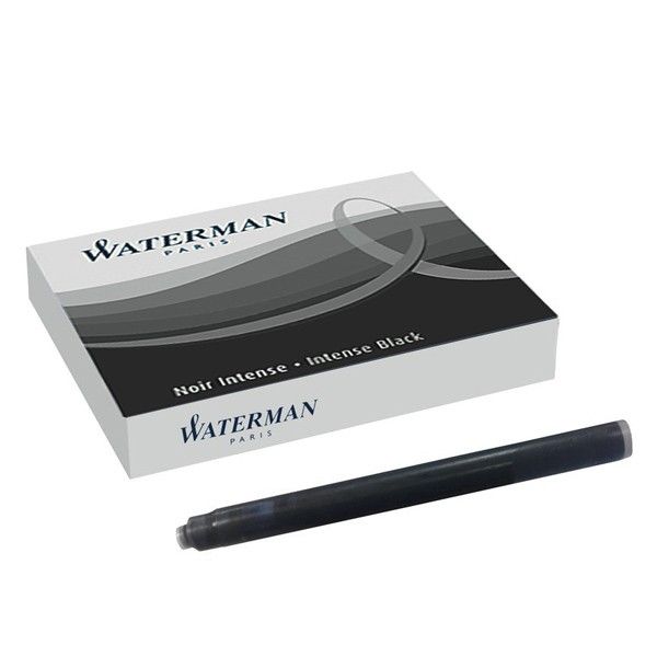 Картріджи для пір'яних ручок Waterman Чорні 52 001